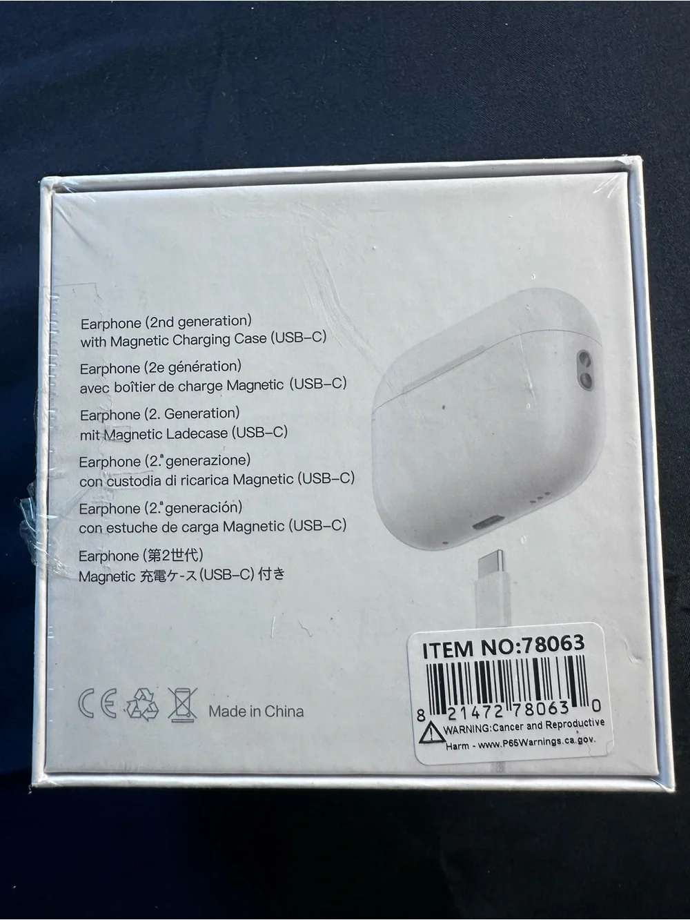 Wireless True Wireless Earbuds in White with Charging Case